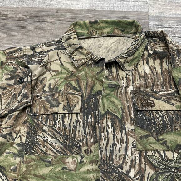 Vintage 90s Classics Ranger Realtree Camouflage Mens‎ L Hunting Camo Jacket USA - Picture 2 of 8